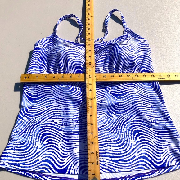 Island Escape Women’s Swimsuit Bathing Suit Bikini Tankini XL 16 - Picture 5 of 9